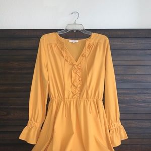 Brand: After Market mustard yellow dress